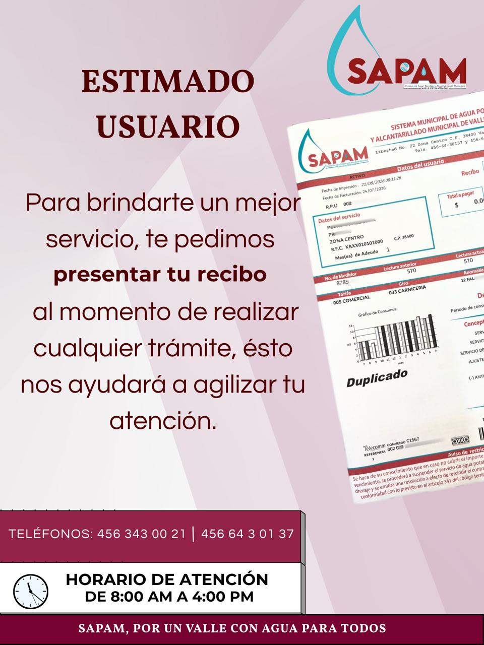 Estimado usuario